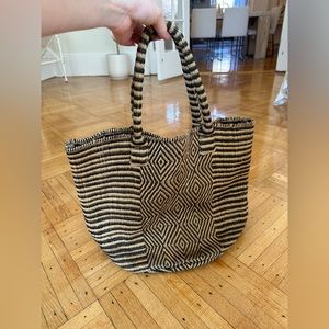 Ale by Alessandra Tortuga Tote Woven Jute Beach Bag